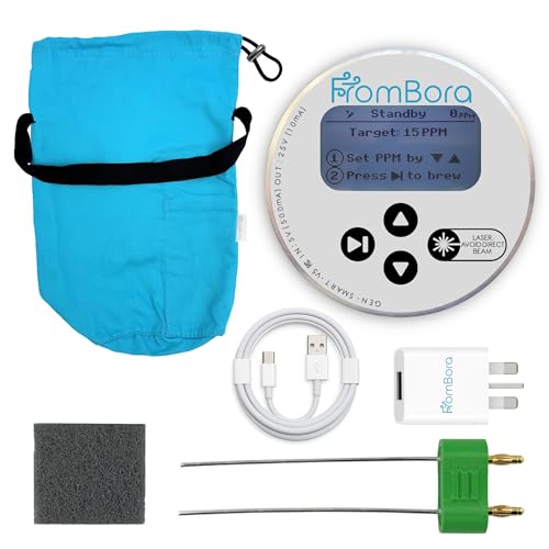 Colloidal Silver Generator Kit – 99.99% (Ag) Rods, TDS Meter, Colloidal Silver Machine, Water Ionizer Machine for Home, Travel Bag, FromBora Smart Generator | UK