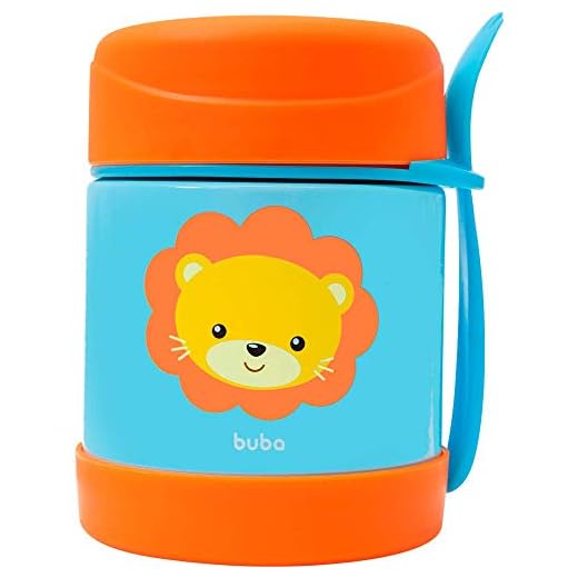 Pote Termico Animal Fun - Leao, BUBA, Colorido