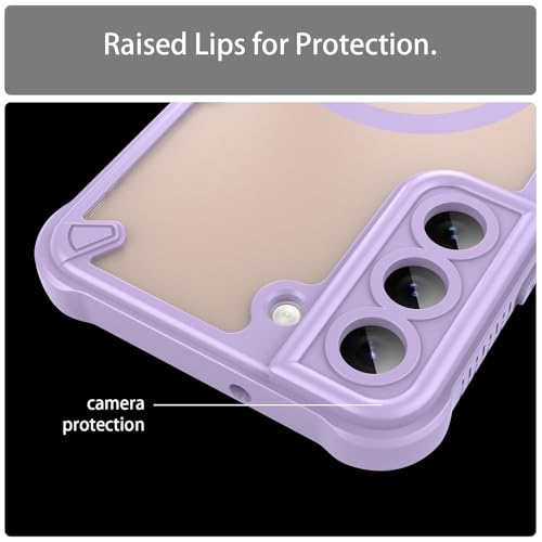 Coque Samsung S22 Plus avec protection d'écran intégrée et dos mat