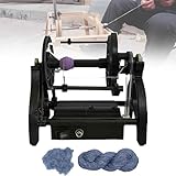 Beau et pratique : le design creux du mini rouet en laine est non seulement beau, mais vous permet également d'apprécier les couleurs que vous créez. La bobine compacte d'une capacité de 4oz(120g) est à la fois pratique et légère