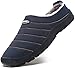 Mishansha Pantufla de Exterior Hombre Zapatillas de Casa Mujer Slippers Confortable Zapatillas de Fieltro Azul Gr.43