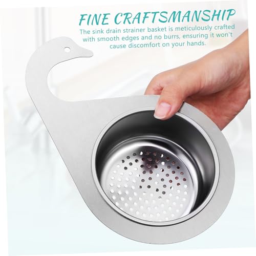 Ganazono 2pcs Coladores de Acero Inoxidable para Fregadero miniatura 7
