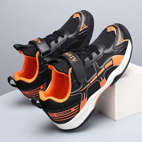 Kids Racket Sneakers - Boys Girls Badminton Shoes Tennis Shoes, Suitable for All Courts Squash Sneakers | Strong Support and Shock Absorption (Little Kids/Big Kids)3