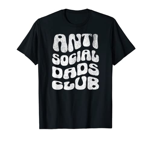 Anti Social Dads Club Anti-Social Padre Club Retro Day Camiseta