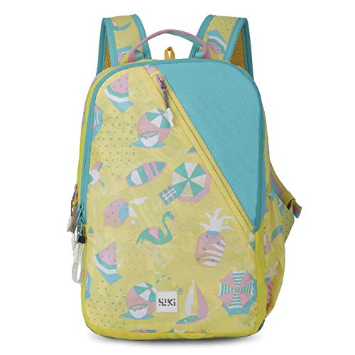 Image of Wildcraft 21.5 Ltrs Girl Squad 1 Beach Yellow Casual Backpack (12344 Beach Yellow)(HxWxD : 16x11x7.5)(inches)