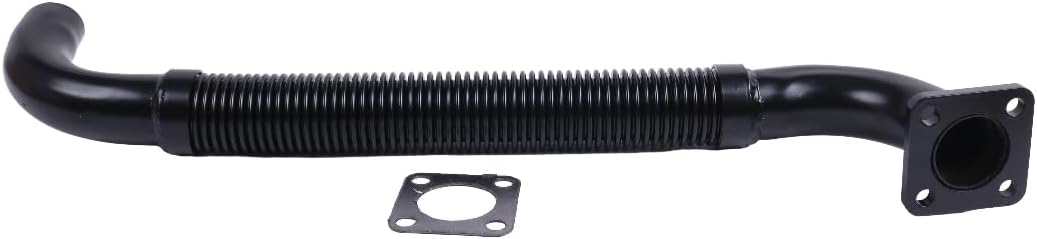 DVPARTS Muffler Pipe W/Gasket 6569624 4157919 6514737 Compatible with Bobcat Skid Steer Loader 645 643 743 1600