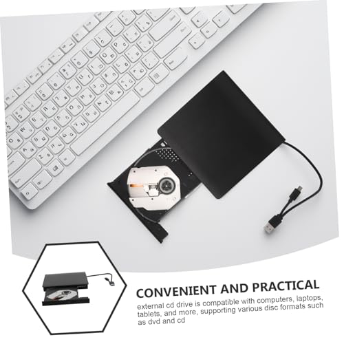 Lecteur DVD externe USB Type-C portable Jojofuny pour PC - 3