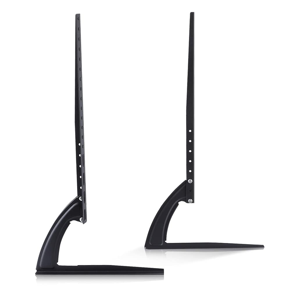 Altura Ajustable 3 Niveles x 60 mm Patas de TV, Pies de Soporte de TV Universales, Soporte de Mesa Patas de TV para Pantalla LCD Led Plana Soporte de Mesa de Escritorio para TV(32“-70”)