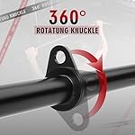39.7'' LAT Pulldown Bar with Full Rotation, Lat Pulldown Attachments for Pulley Cable Machine,Curl Tricep Press Down Bar with Rubber Handle for Gym,Strength Workout - Image 2