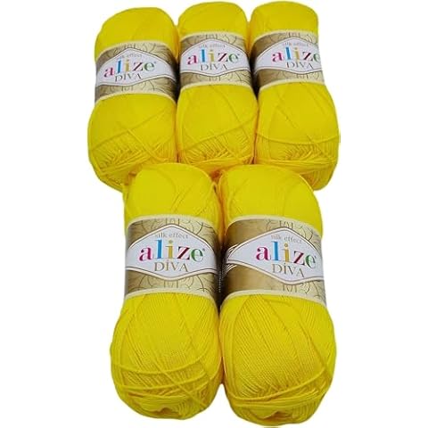 Alize Diva 500g Mercerised Knitting Yarn Cover