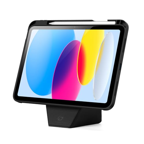 Image of ProElite Versatile Tablet Stand case for Apple iPad A16 10th /11th Gen Case, Smart flip Case with Stable Stands with Pencil Holder for iPad A16 10th /11th Gen, Black