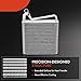 A-Premium Rear AC Evaporator Core Compatible with Ford F-150 Heritage 2004, F-150 1997-2003, Expedition 1997-2002, F-250 1997 4.6L/5.4L, F-250 1998-1999 & Lincoln Navigator 1998-2002, Blackwood 2002