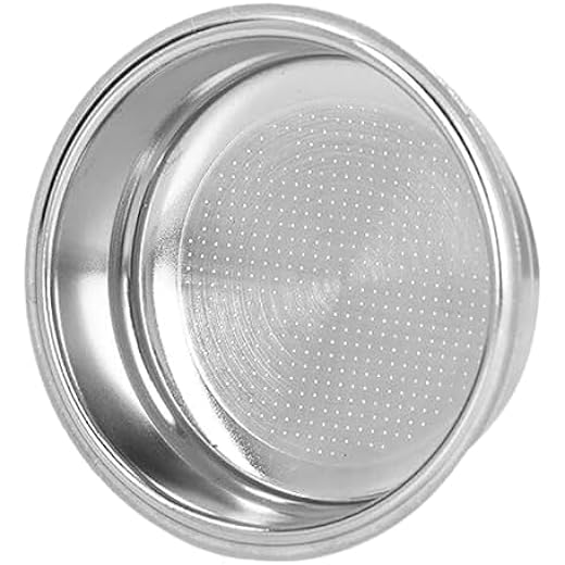 Espresso Coffee Filter Basket 2 Cup 12/14 gram Porous Stainl