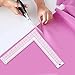 Plastic L- Ruler Sewing Measuring 90 Degree Professional Tailor Ruler Garment Pattern Dress Making Craft Tool French Curve(5808)