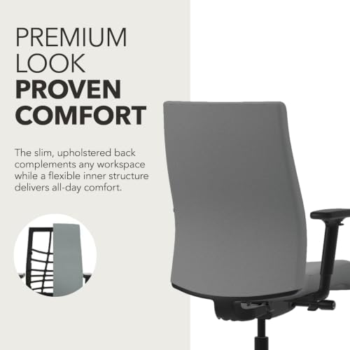 Image of HON Ignition 2.0 Ergonomic Office Chair, Lumbar Support, Desk Chair, Frost