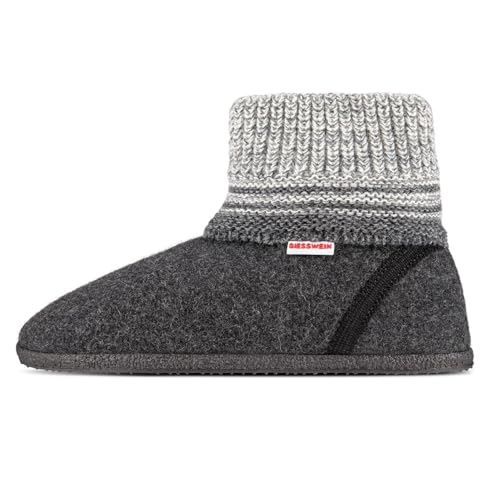 GIESSWEIN Unisex Baumkirchen Hohe Hausschuhe, Anthrazit 019, 37 EU