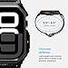 Spigen for Apple Watch Series 11/10 46mm Band with Case, Lite Fit Pro Durable TPU Cover with Lightweight Fabric Strap - Matte Black