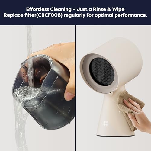 CIARRA Portable Range Hood, Desktop Range Hood with 2 Speed Exhaust Fan, Detachable Aluminum Filter, Large Oil Collection Cup, Portable Kitchen Exhaust Fan for Indoor BBQ, Hot Pot