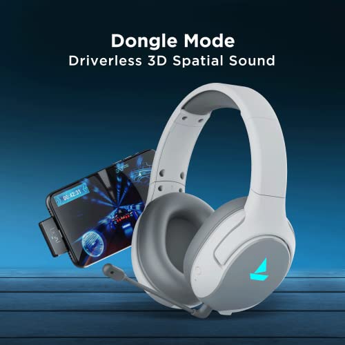 boAt Immortal IM 1300 Wireless Gaming Headphones with 2.4GHz Ultra Low