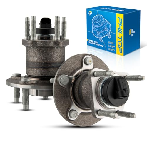 Image of PHILTOP 512285 2X Rear Wheel Bearing Hub Assembly for Malibu, Pontiac G6