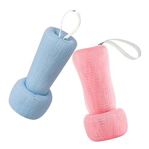 CALLARON Foaming Facial Scrubbers 2 Pack Exfoliating Body and Face Cleansing Net