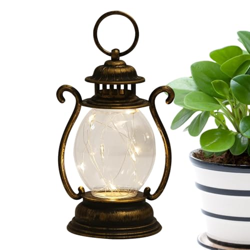 [Design della lanterna rustica] La lanterna LED accetta uno stile elegante e retrò e offre colori luminosi e abbaglianti per offrirti un'esperienza diversa con 7 colori che puoi scegliere.