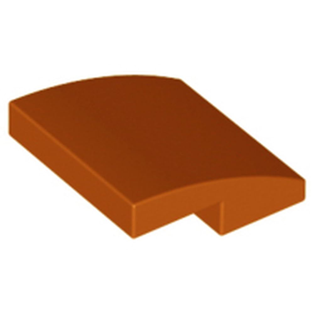 LEGO Slope, Curved 2 x 2 x 2/3, Building Block Part 15068, Part 15068, Choose Your Colour (Dark Orange, 10, Bricks) โ image 1