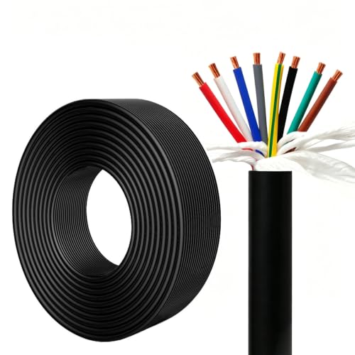 Câble flex drag chain 8 conducteurs 0.2mm² fil cuivre cnc signal multipolaire