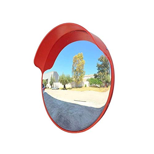 Espejo de tráfico Convexo de Calle, Resistente a la Intemperie Lente Gran Angular Espejo Convexo Duradero Espejo de Punto Ciego de Garaje (Tamaño: 120 cm)