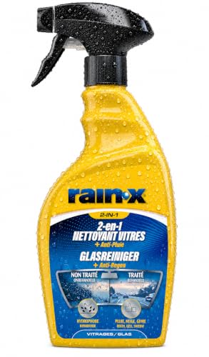Rain-X 2-en-1 Nettoyant Vitres & Anti-Pluie - 500 ml