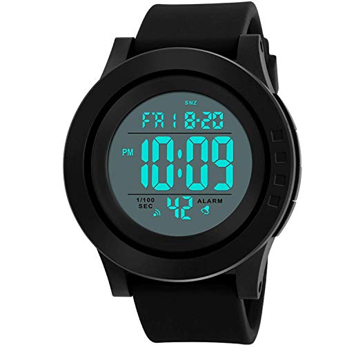 Readeel 0 M1160C – Men's Wristwatch, Silicone Strap Black