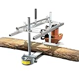 CDZHLTG Portatile Segheria a Catena per Motosega Planking Smerigliatrice Fresatura, Lunghezza Asta, Segheria Accessori Motosega Tavolame Lame 14-36 pollici (35,5 – 91,4 cm)