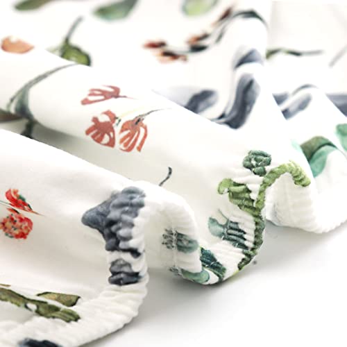 Image of Stretch Ultra Soft Jersey Knit Changing Pad Cover Set 2 Pack, Change Table Pad Covers Fit 32 inch /34 inch x 16 inch Pads Safe and Snug, Stylish Watercolor Rose and Flora Pattern for Girls