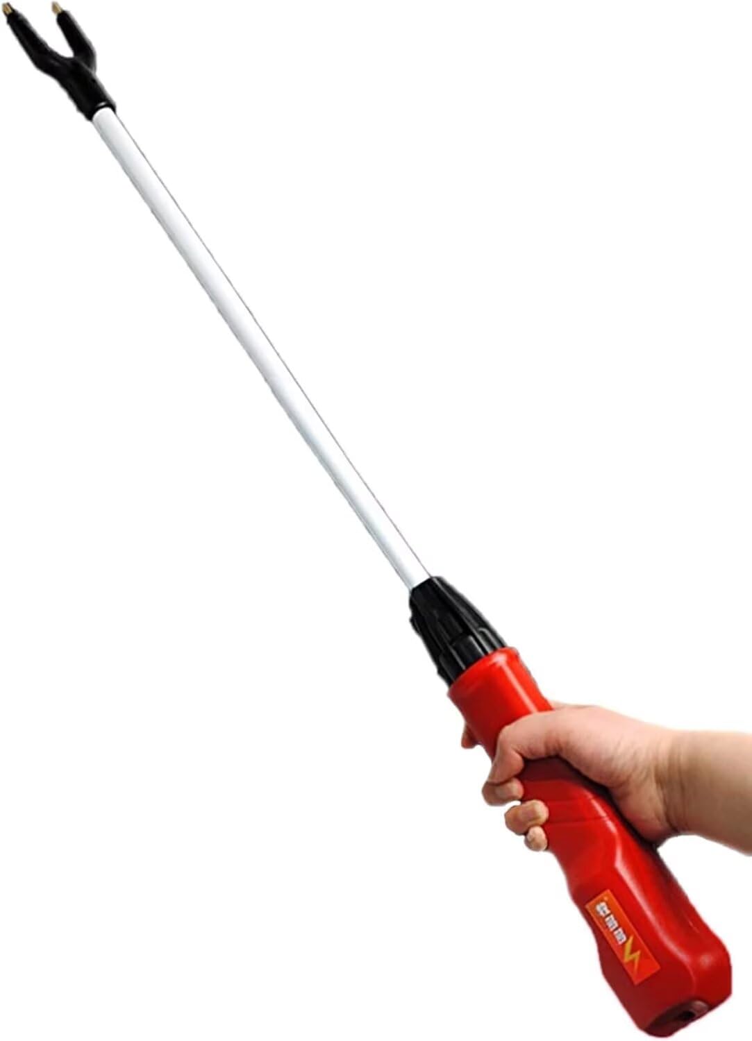 Palo eléctrico para ganado, impermeable, recargable, eléctrico, para aturdir animales, para vaca, cerdo, ganado, cabras, perro grande y más, funciona con pilas