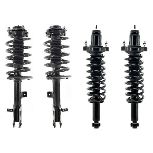 HZGEBTECH Complete Strut Assembly, 4X Front and Rear Strut with