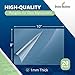 (20 Pack) PET/Plexiglass Sheets - 8''x10”x0.04'' -Thick Flexible Plastic Sheet for DIY, Crafting Projects, Picture Frames, and Cricuit Cutting- Acrylic Sheets with Two-Sided Protective Films