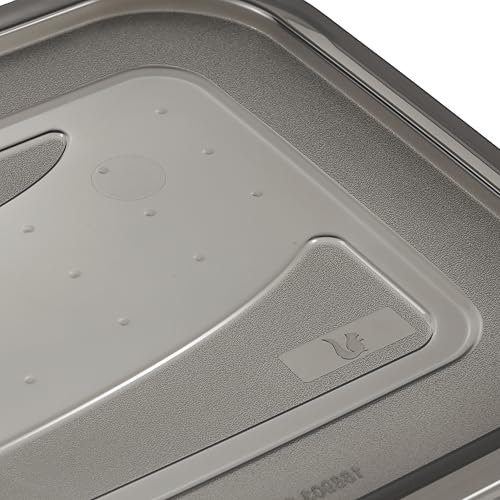keeeper fredo fresh Frischhaltedosenset 3-teilig, 3 x 2,4 l, Crystal Grey (Transparent)