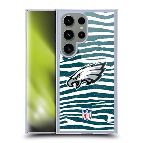 Coque MagSafe Samsung S24 Ultra NFL Eagles style zébré pour les fans