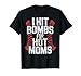 Baseball Joke Tee I Hit Bombs for Hot Moms Player Pitcher T-Shirt