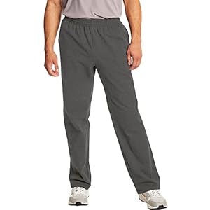 Hanes Essentials Sweatpants, Men’s Cotton Jersey Pants with Pockets, 33”