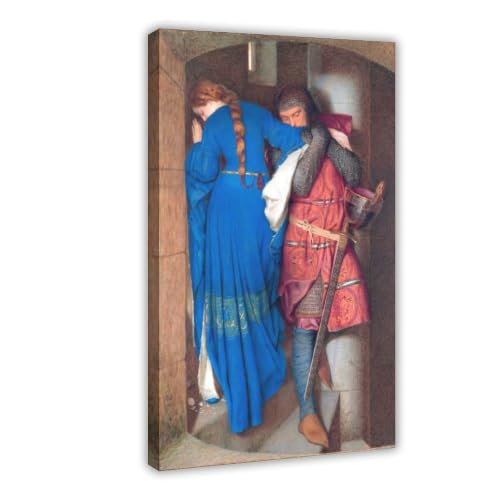 Impression sur toile The Meeting on Turret Stairs pour embellir un mur de bureau vide