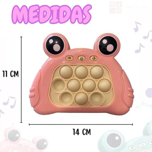 Pop It Eletrônico Anti-Stress, Brinquedo Bolhas de Estourar Relaxantes e Divertidas para Crianças e
