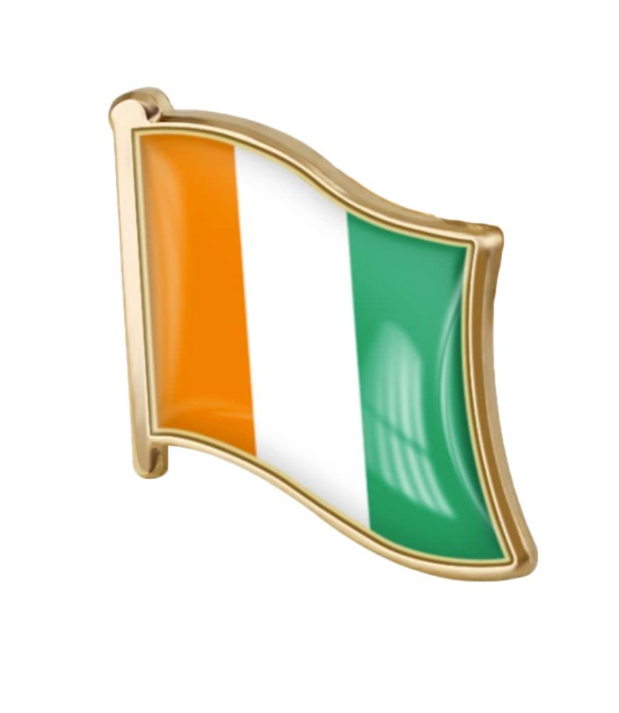 vmcoatdu Country Flag Pin Badge International Travel Brooch Metal Alloy Souvenir Pin for Hat Clothes Backpack