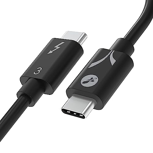 Cable corto Thunderbolt 3 Sabrent para conectar discos externos a tu portátil sin desordenar tu mesa