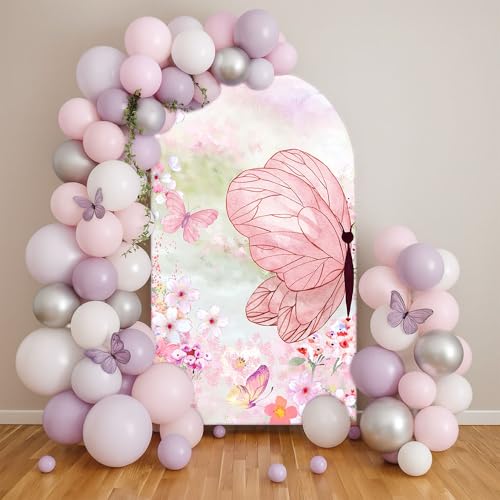 Cobertor doble cara para soporte de arco de fondo floral miniatura 1