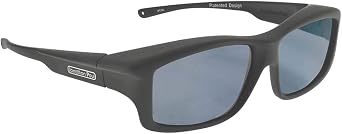 Fitovers Eyewear Sunglasses - Yamba / Frame Satin Black Lens Polarvue Grey