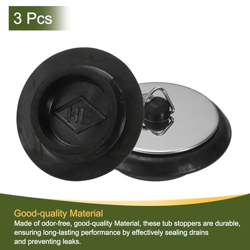 Bouchon de vidange noir pour simplifier la vaisselle en cuisine et le bain - 4