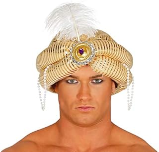 Fiestas Guirca- Cappello Arabo, Colore Oro, 13812