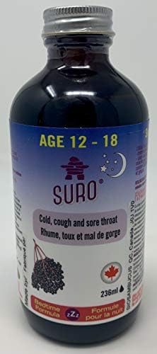Organic Elderberry Syrup Nighttime Formula for Teens