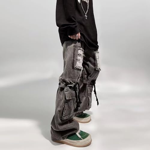 American cargo jeans are baggy and retro4